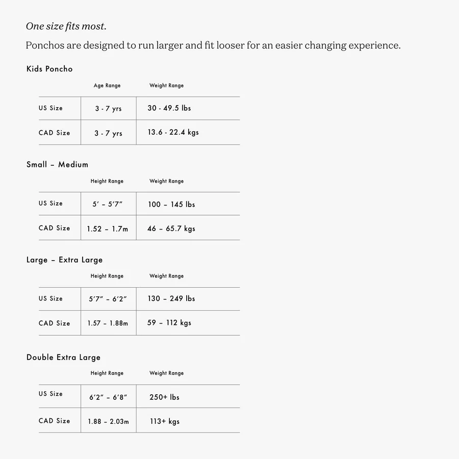 HAUKE EVERDAY FLEECE PONCHO S/M