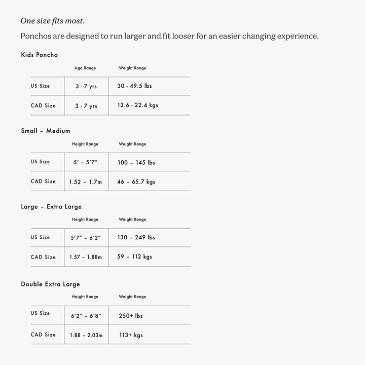 HAUKE EVERDAY FLEECE PONCHO S/M