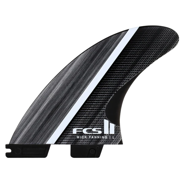 FCS Mick Fanning Glass Fibre Fusion Smoke/White Medium Thruster Fins