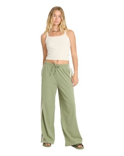 Billabong Wave Stamp Knit Pant Women's Army Green