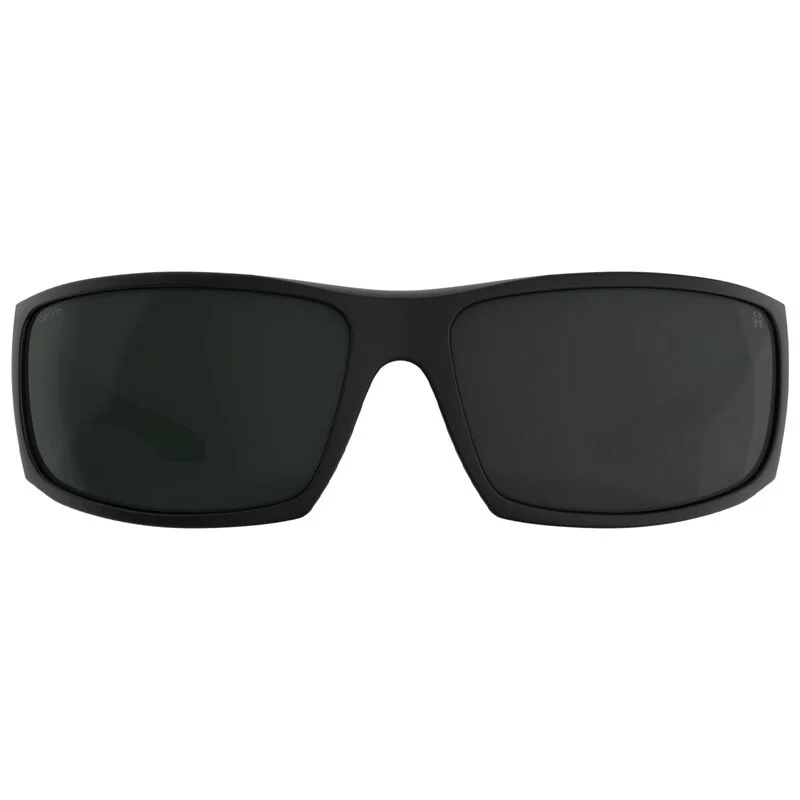 SPY Cooper XL Sunglasses Matte Black/Happy Grey Green Polar
