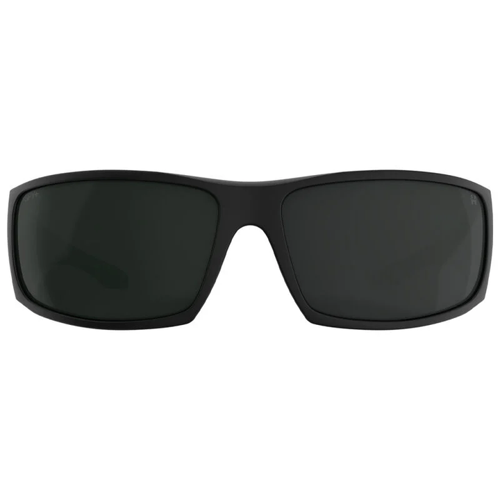 SPY Cooper XL Sunglasses Matte Black/Happy Grey Green Polar