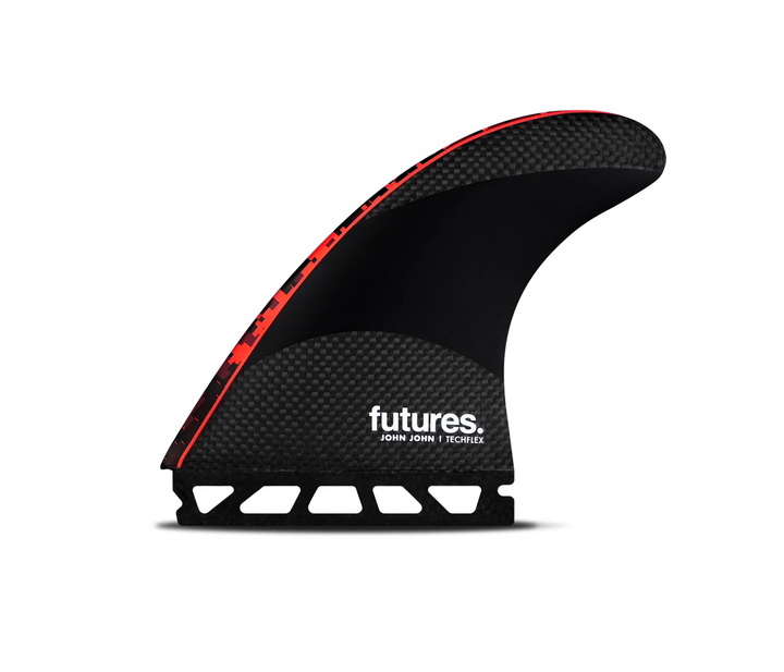 Futures John John Florence Techflex Large Thruster Fins Digi Red