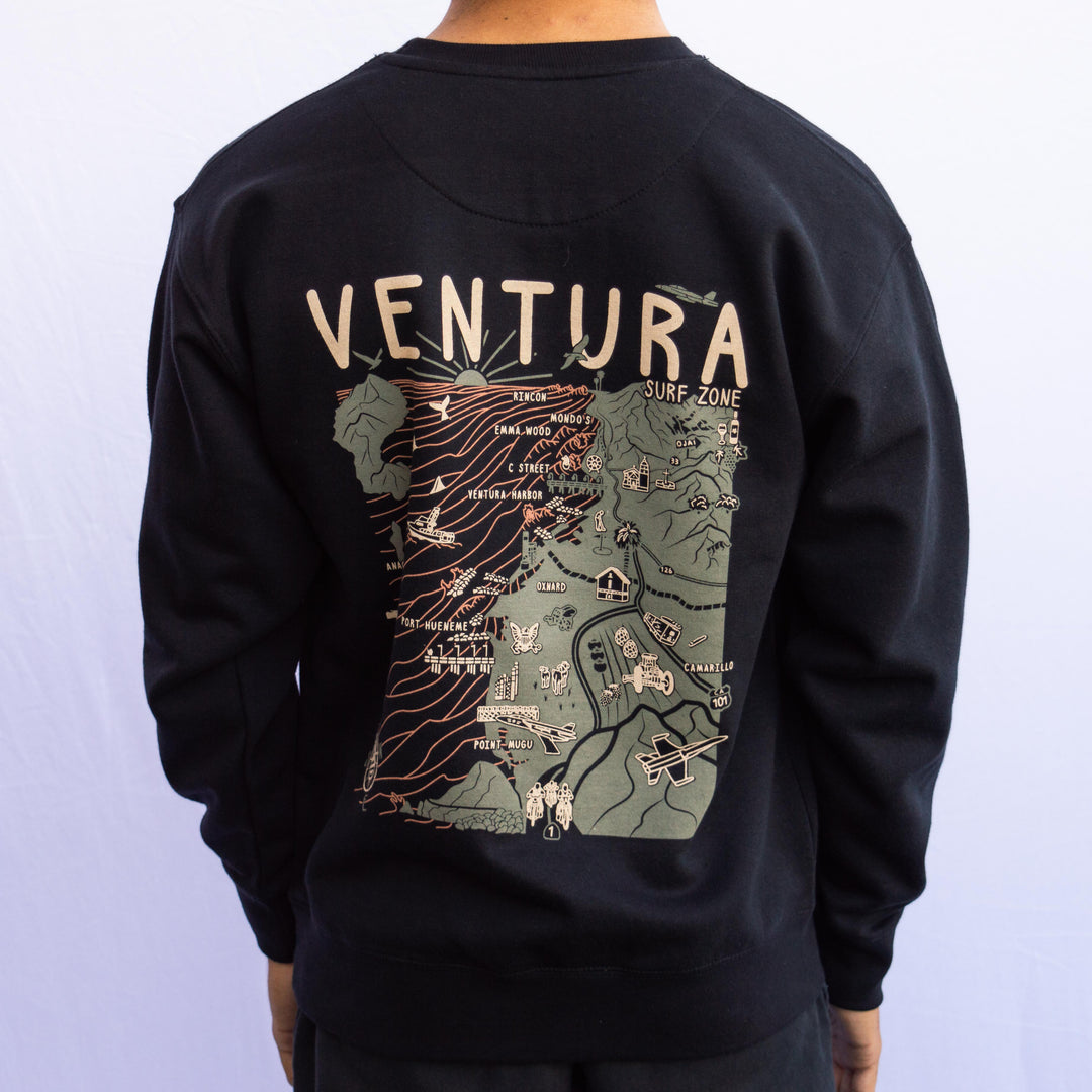 VENTURA MAP CREW FLEECE