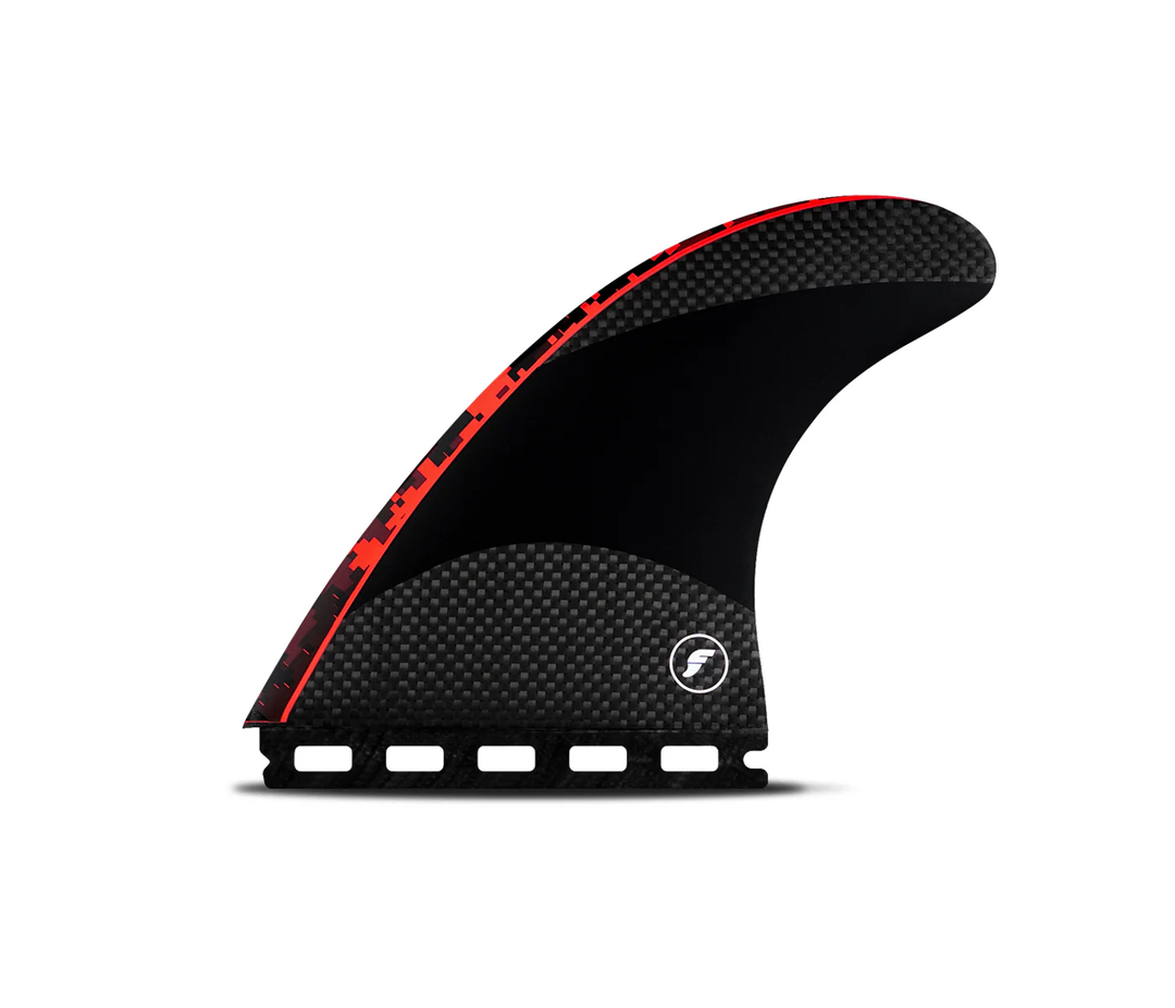 Futures John John Florence Techflex Large Thruster Fins Digi Red