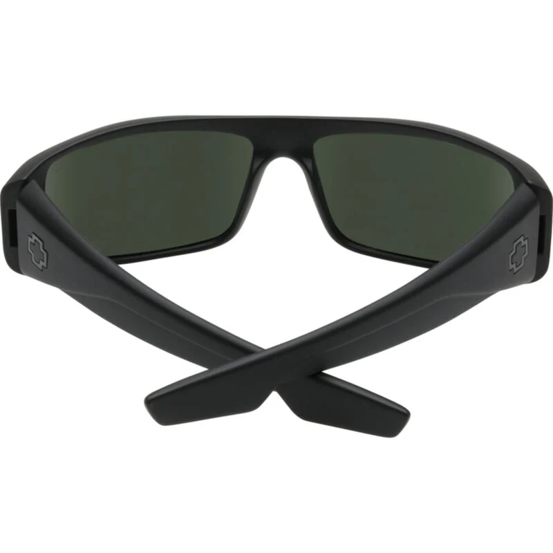 SPY Logan Soft Matte Sunglasses Black/Gray/Green