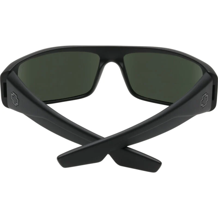 SPY Logan Soft Matte Sunglasses Black/Gray/Green