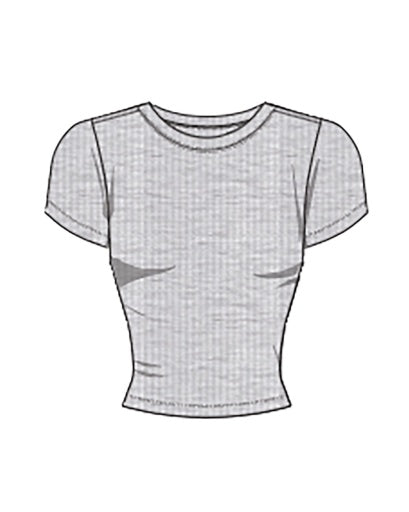 JUST FOR YOU HEATHERED SS TEE