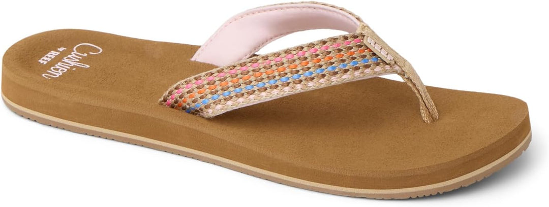 Reef Baja Elana Sandals Women's Brown Pink