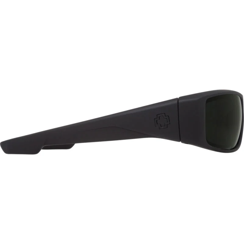 SPY Logan Soft Matte Sunglasses Black/Gray/Green