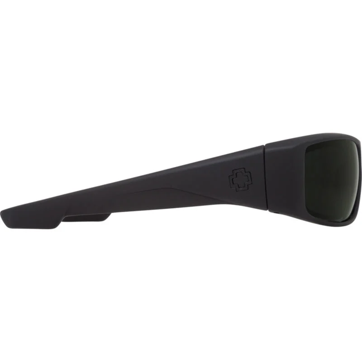 SPY Logan Soft Matte Sunglasses Black/Gray/Green