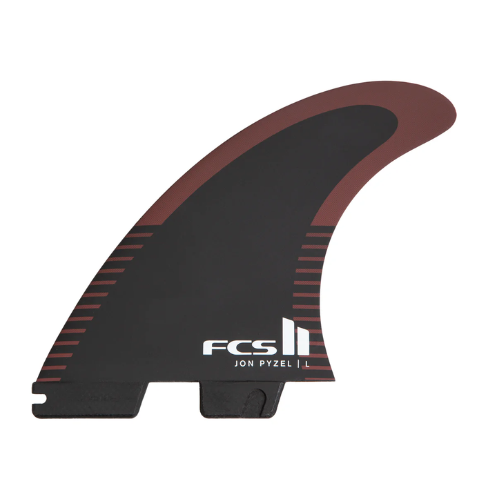 FCS II PYZEL PC AIRCORE MEDIUM BLACK SHIRAZ TRI RETAIL FINS