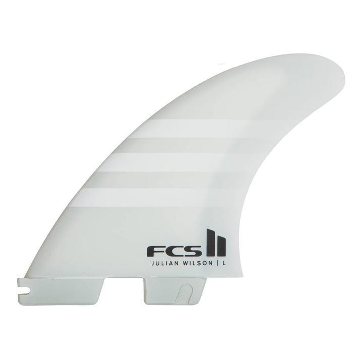 FCS II JULIAN WILSON PC LARGE WHITE/WHITE TRI RETAIL FINS