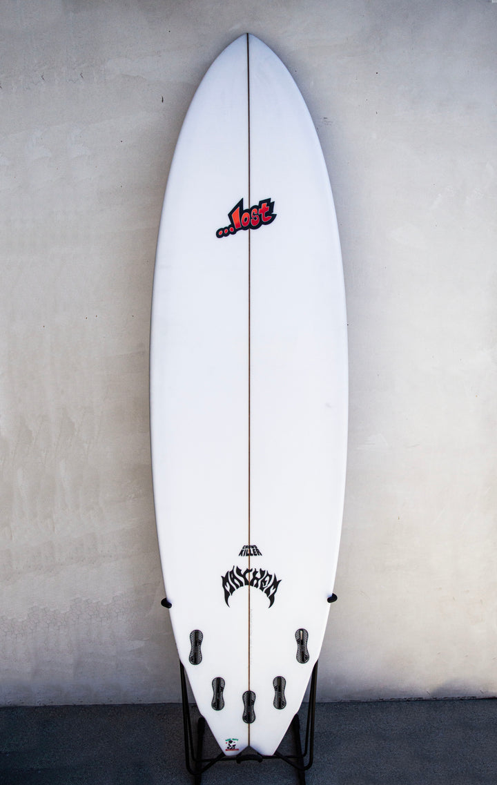 Lost Crowd Killer Surfboard 7'2 48L FCS II Matt Biolos Mid-Length