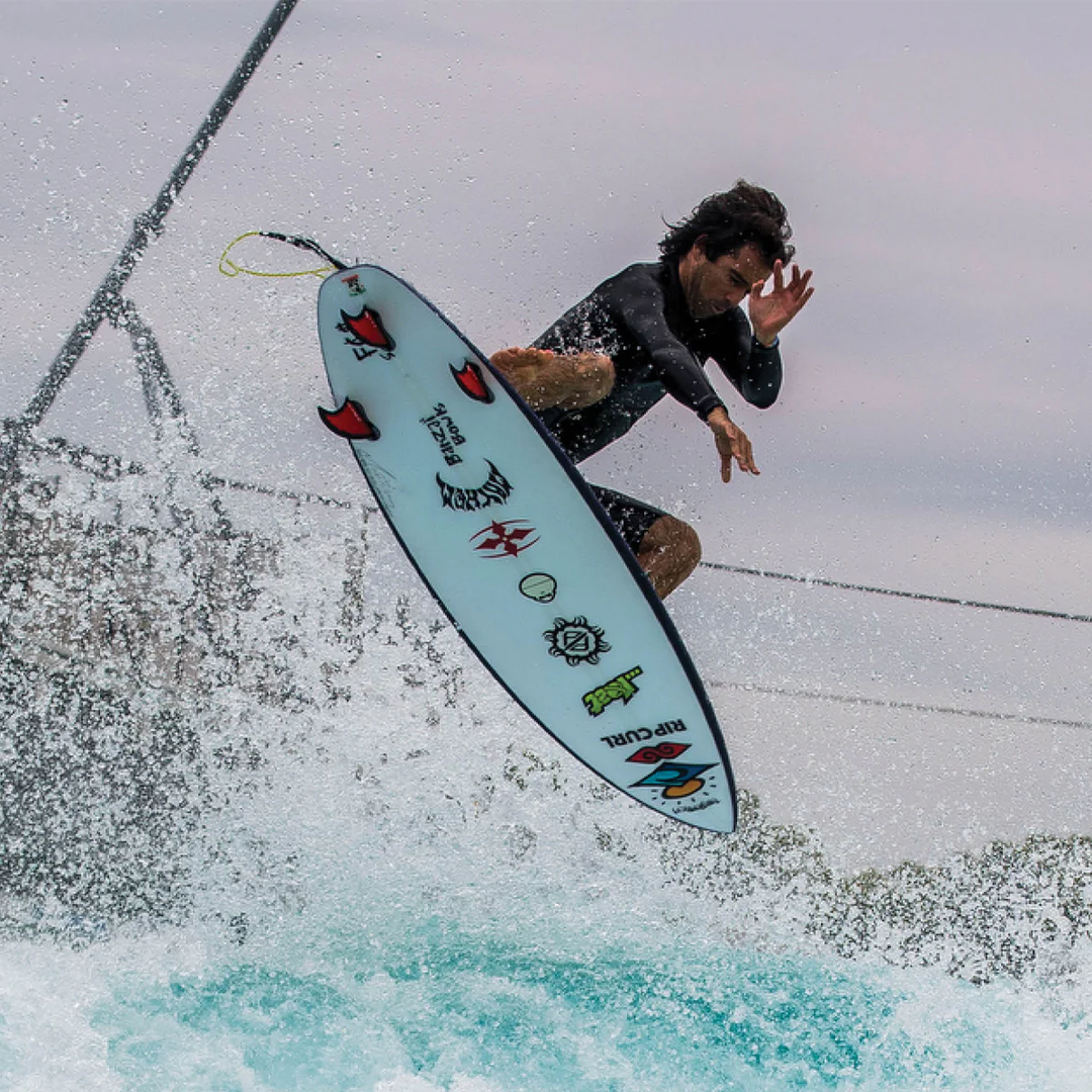 FCS Mason Ho PC AirCore Large Code Red Thruster Fins