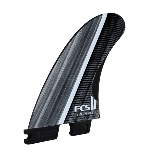 FCS Mick Fanning Glass Fibre Fusion Smoke/White Medium Thruster Fins