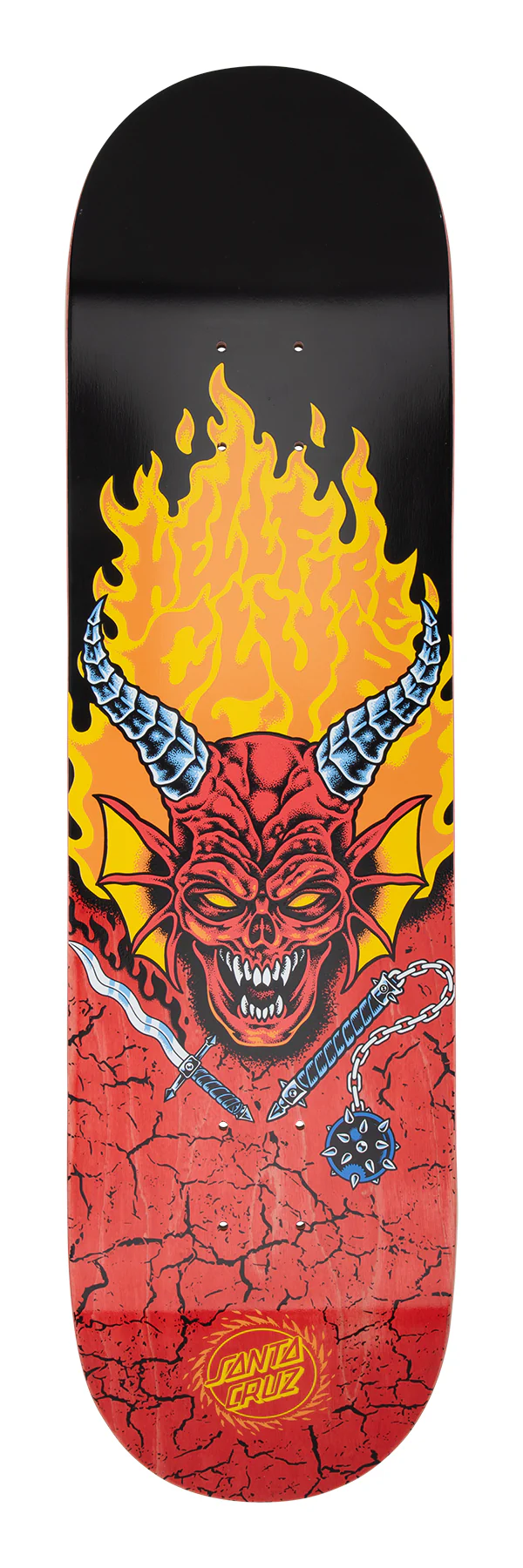 Santa Cruz Stranger Things Hellfire Club Skateboard Deck 8.25