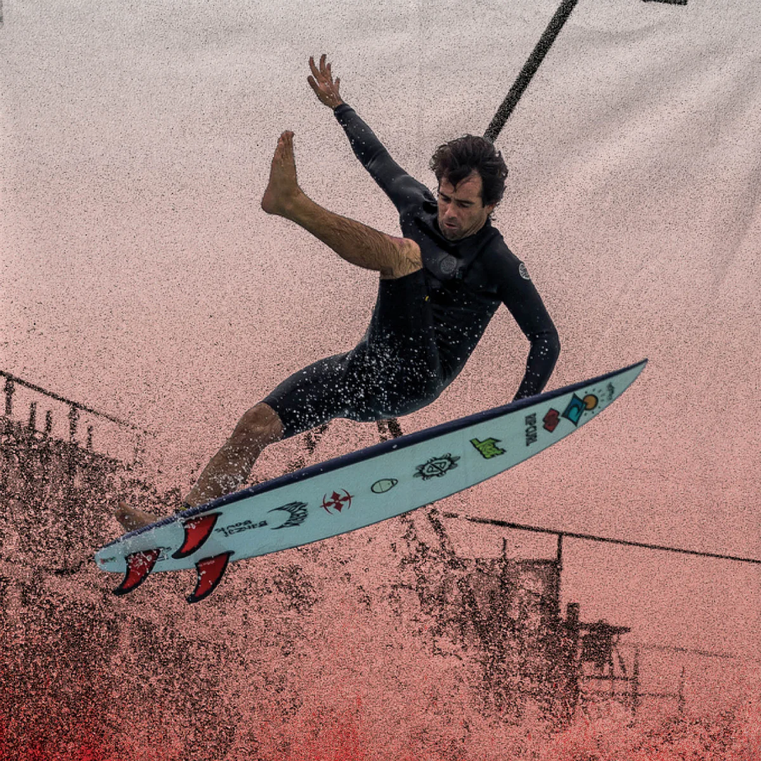FCS Mason Ho PC AirCore Large Code Red Thruster Fins