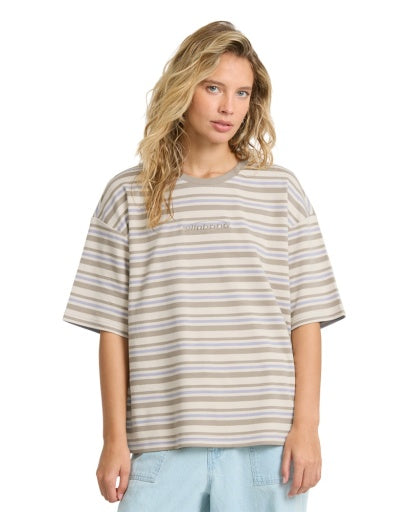 BLAKE STRIPE SS KNT TOP