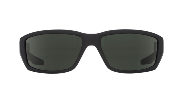 SPY Tarmac Soft Matte Sunglasses Black/Happy Grey Green