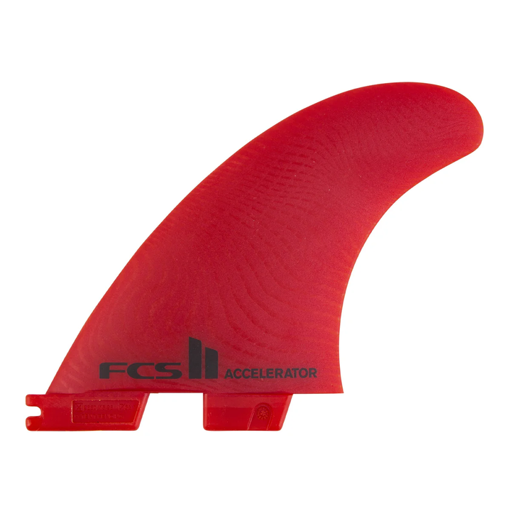 FCS Accelerator Neo Glass Medium Red Thruster Fins