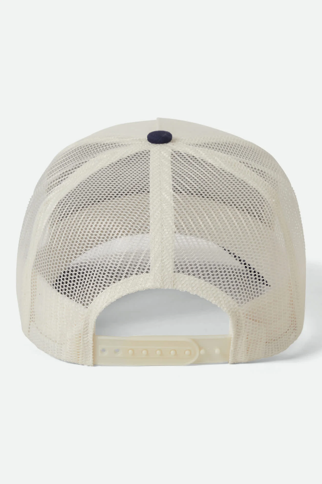 Brixton Hubal Trucker Hat Off White/Midnight Blue