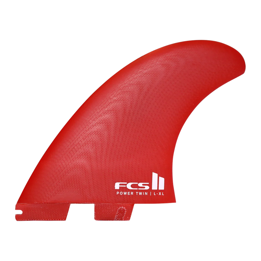 FCS II HARLEY TWIN PG L-XL RED FINS