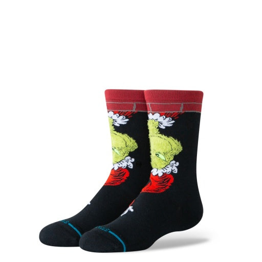 Stance Down The Chimney Kids Crew Socks Black