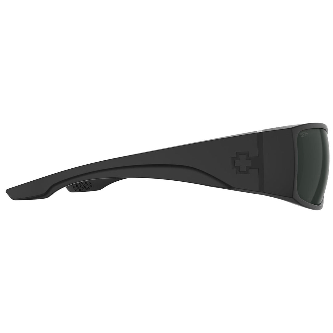 SPY Cooper XL Sunglasses Matte Black/Happy Grey Green Polar