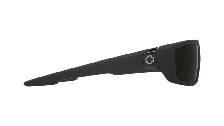 SPY Tarmac Soft Matte Sunglasses Black/Happy Grey Green