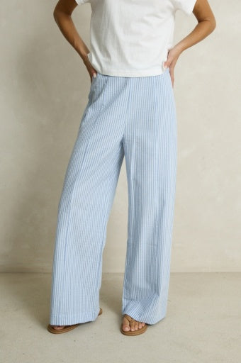vista stripe wide leg pant