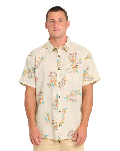 Billabong Sundays Short Sleeve Shirt Men's Oatmeal