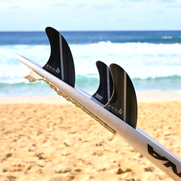 FCS Mick Fanning Glass Fibre Fusion Smoke/White Medium Thruster Fins