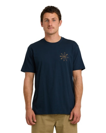 Billabong Quiver Premium Short Sleeve Tee Men's Navy