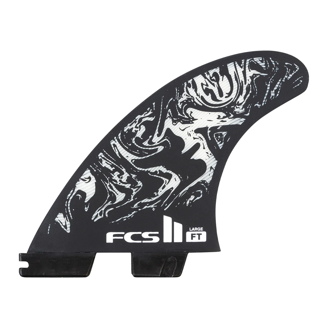 FCS FT PC Medium Black/White Thruster Fins