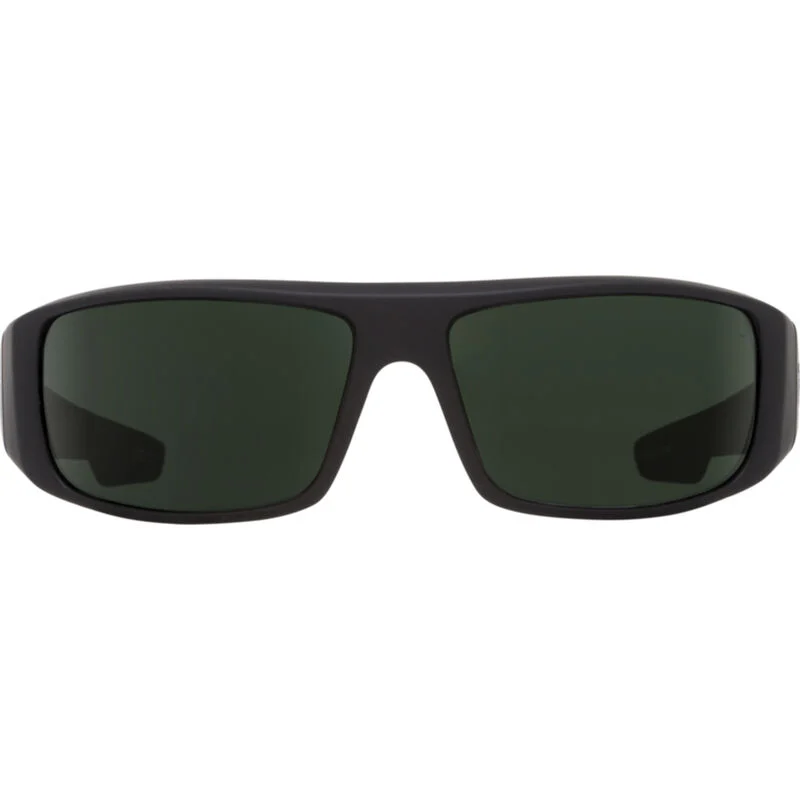SPY Logan Soft Matte Sunglasses Black/Gray/Green