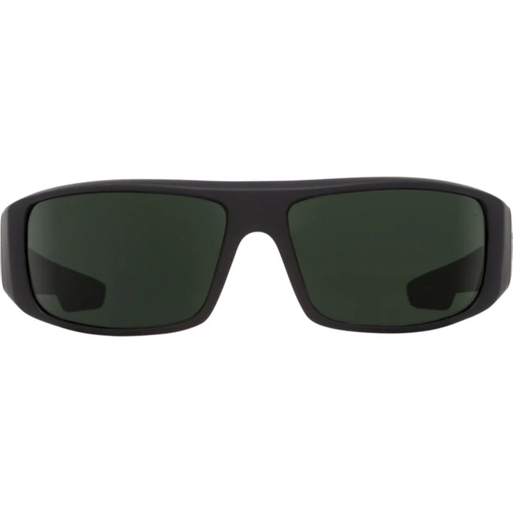 SPY Logan Soft Matte Sunglasses Black/Gray/Green