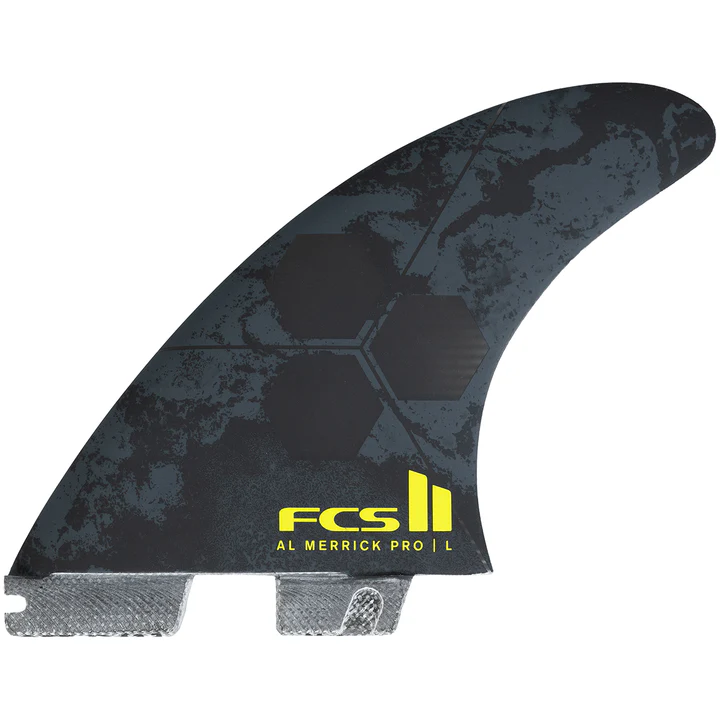 FCS2 AM PG BLK/ACID LARGE TRI FINS