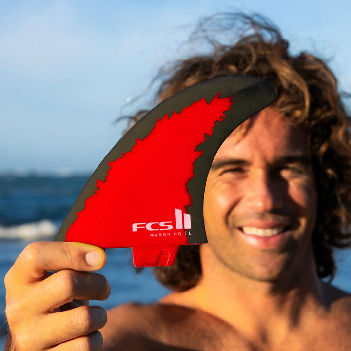 FCS Mason Ho PC AirCore Large Code Red Thruster Fins
