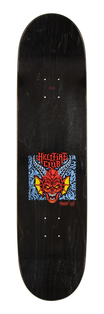 Santa Cruz Stranger Things Hellfire Club Skateboard Deck 8.25