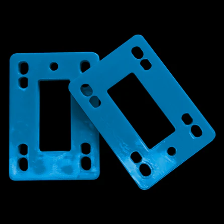ATM Skateboard Hard Riser Pad 1/4" Flat Blue