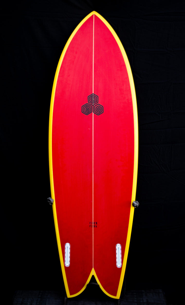 5’8 CI FEBS FISH RED/YELLOW 34.5L FUT