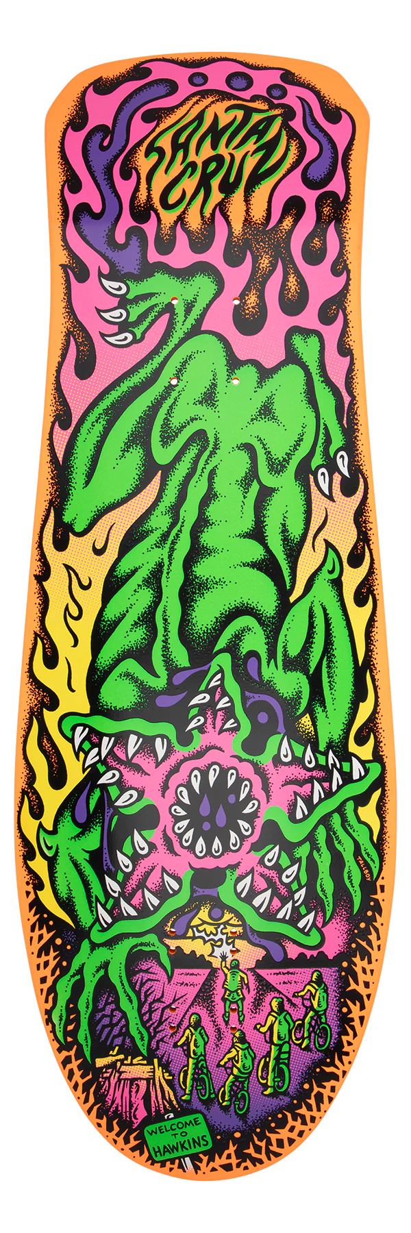 Santa Cruz Stranger Things Salba Demogorgon Skateboard Deck 10.3